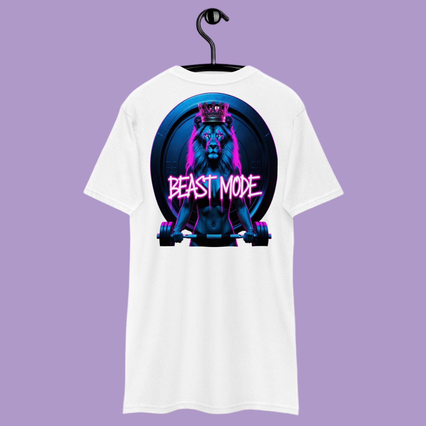 FGH Damen Beastmode Shirt – Weißes Premium-Baumwoll-T-Shirt