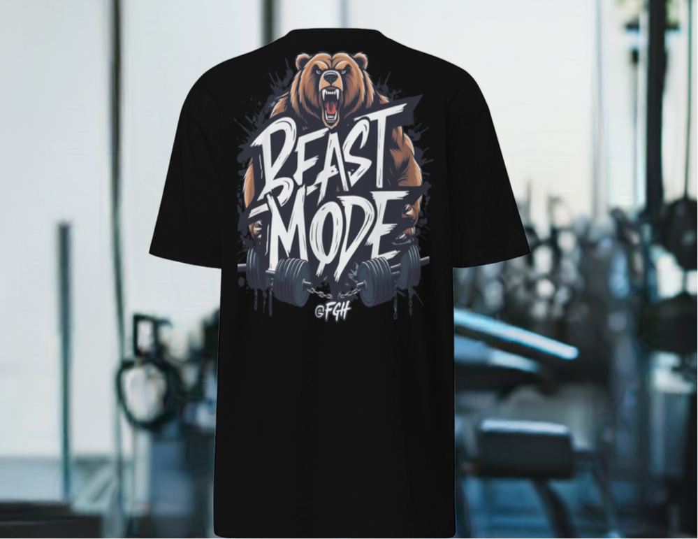Beastmode Gym Shirt – Hustle Or Go Home | Hochwertiges, schweres Unisex-Baumwoll-T-Shirt