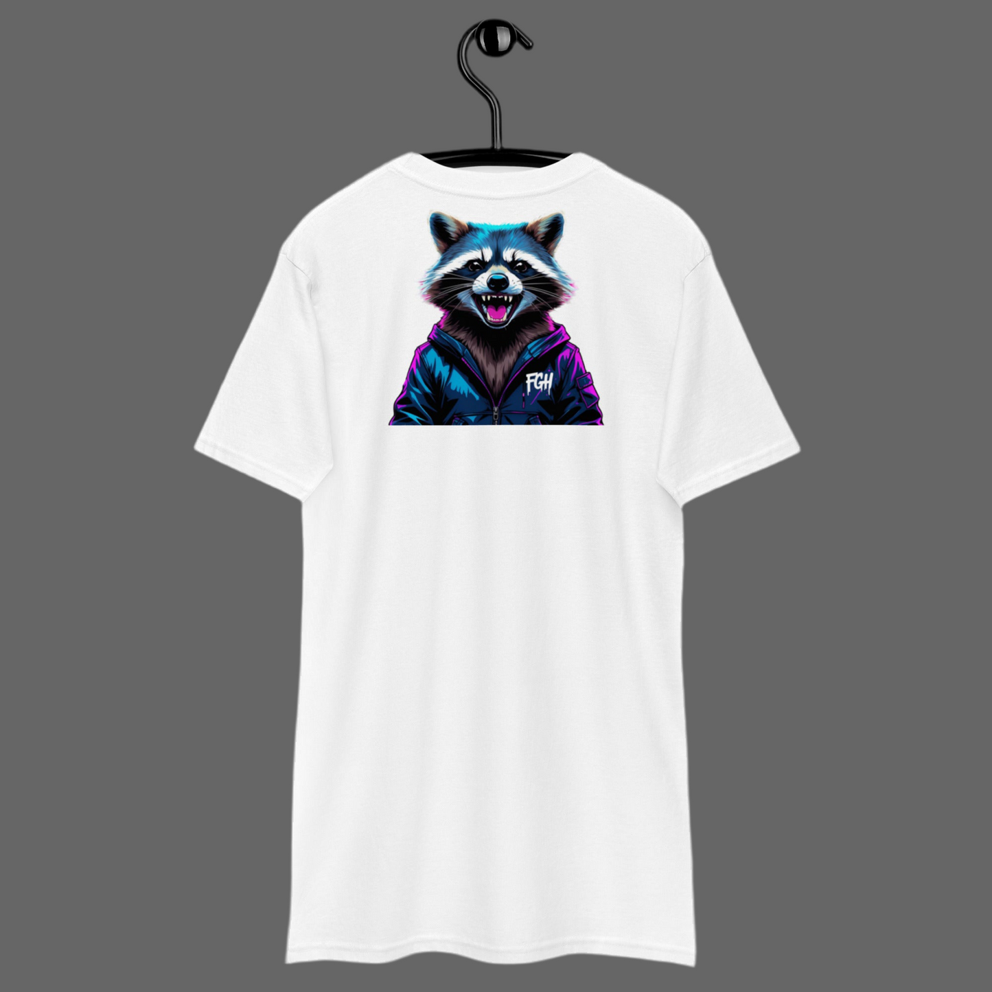 Urban Jungle Racoon Tee – Limitiertes Premium Graffiti Shirt für Hustler