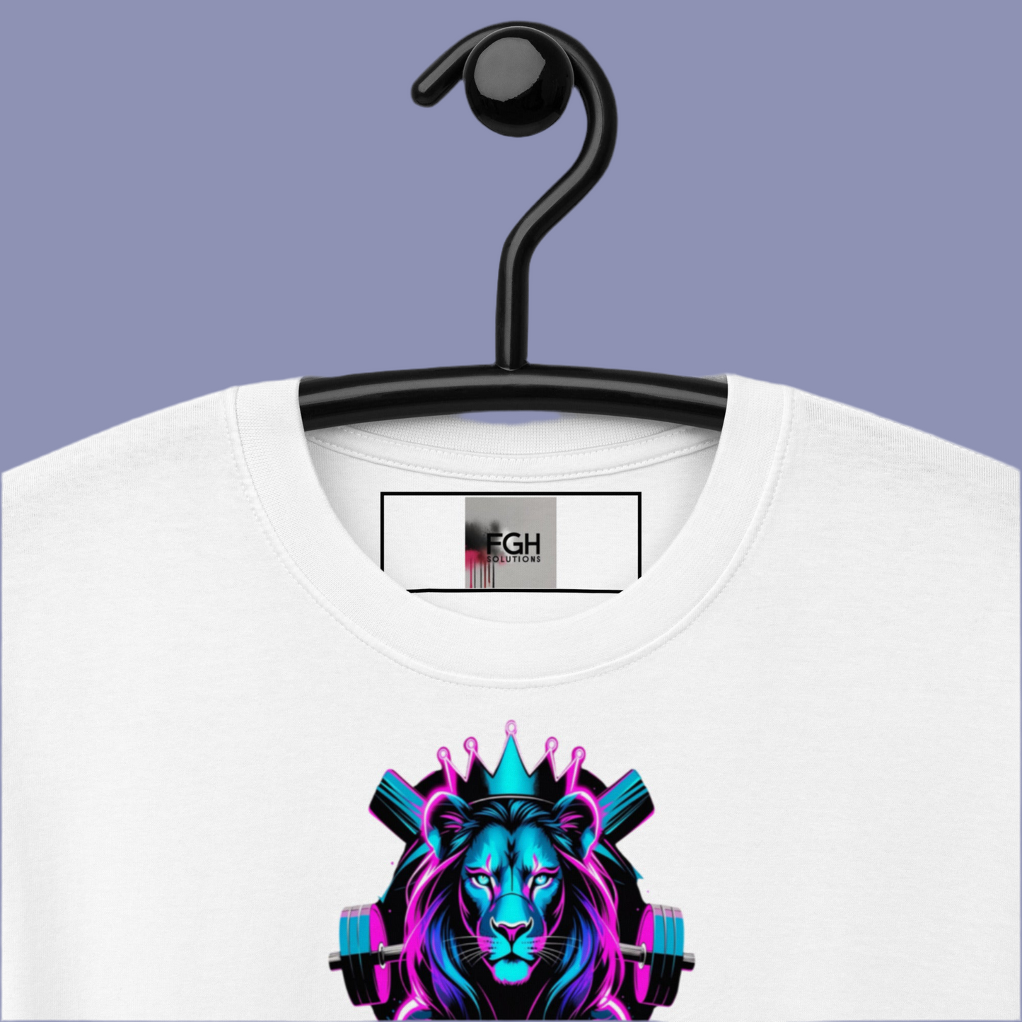 FGH Damen Beastmode Shirt – Weißes Premium-Baumwoll-T-Shirt