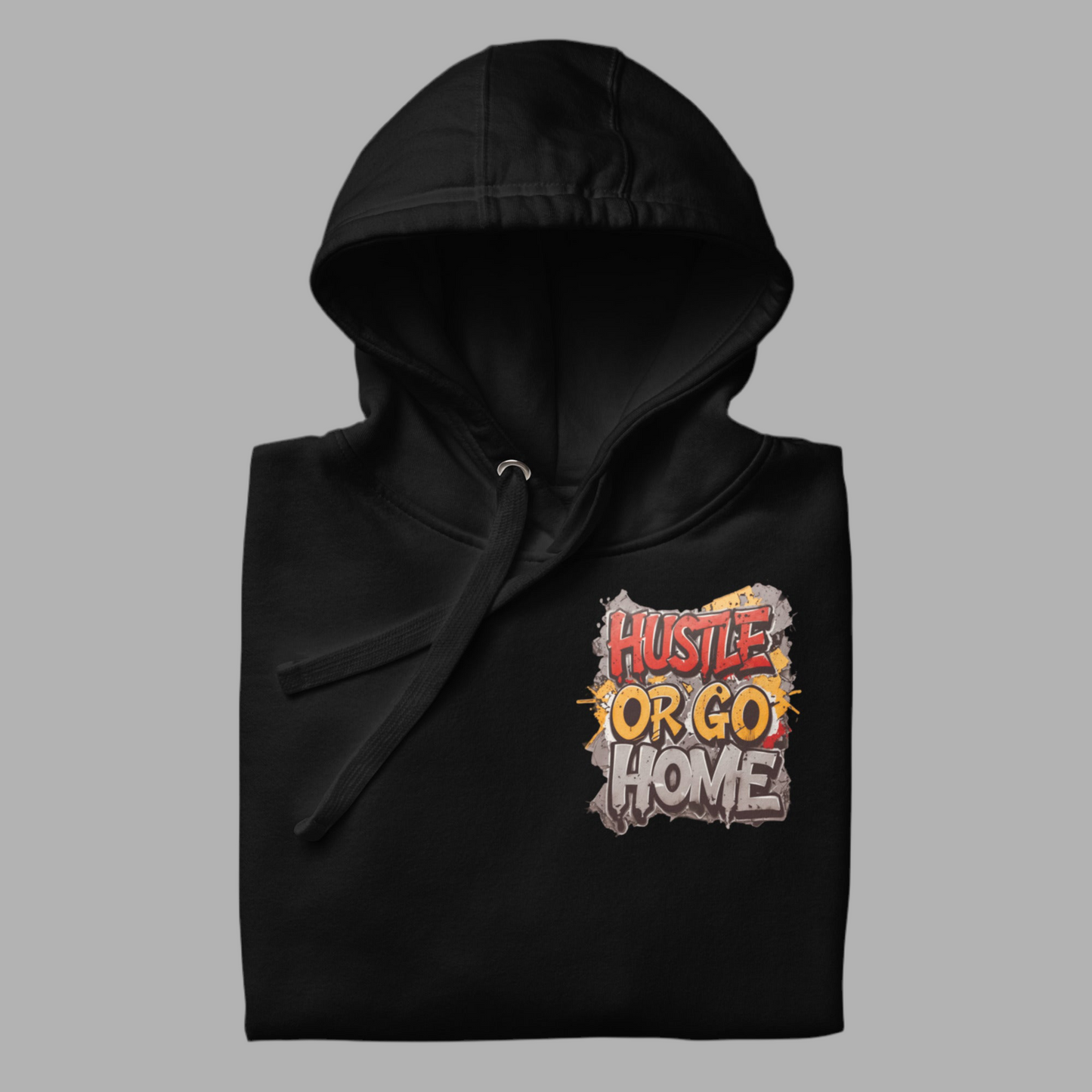 Hustle Or Go Home Hoodie – Hochwertiger schwerer Unisex-Fitness-Hoodie – FGH Collective