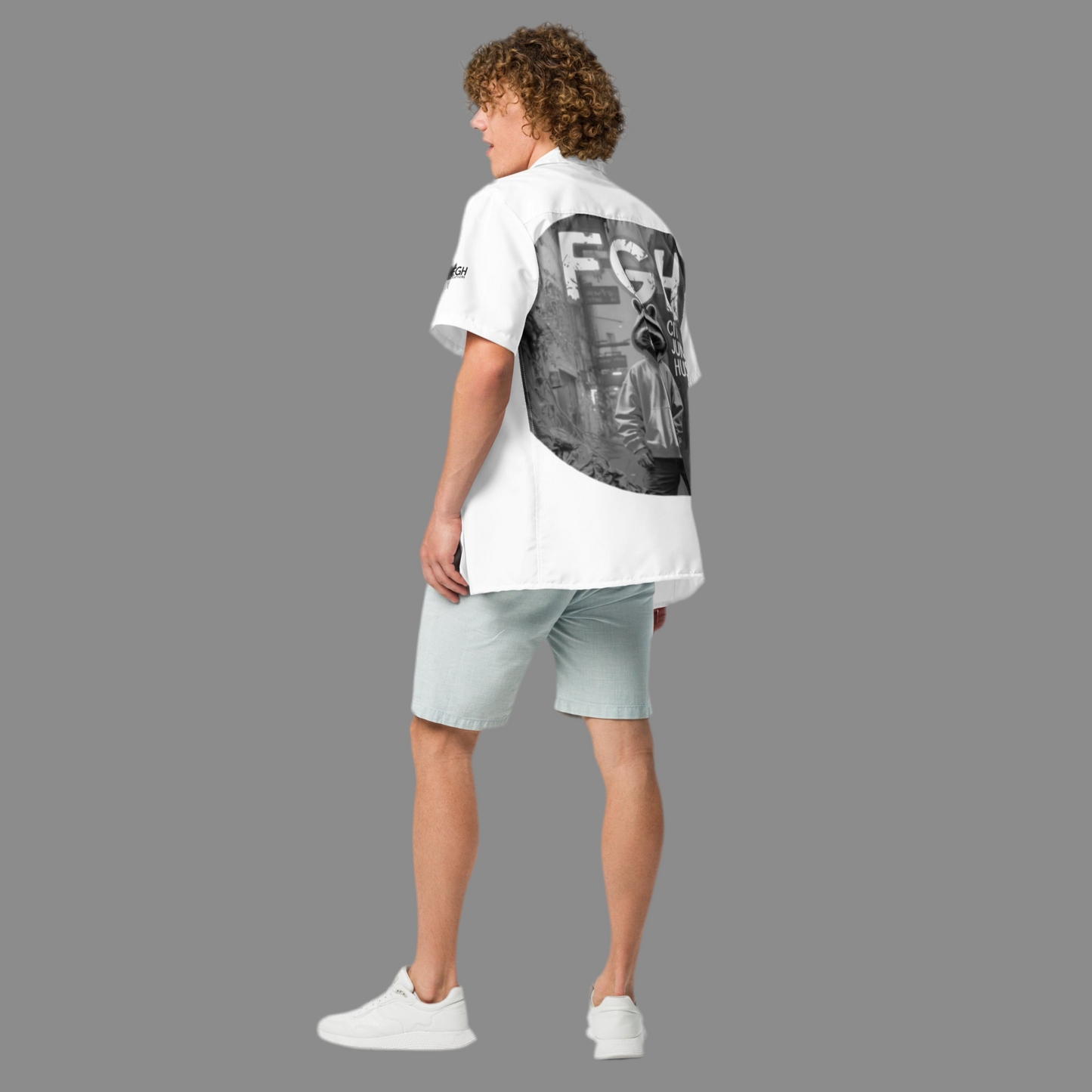 Urban Racoon Jungle Hustle Shirt – Limitierte Auflage Button Shirt-Sommer-Strand-T-Shirt