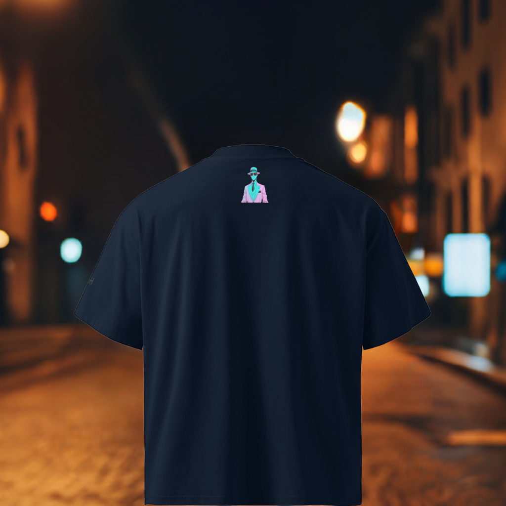 Nightshift Hustle – Bio Oversized Statement Shirt – Premium Qualität