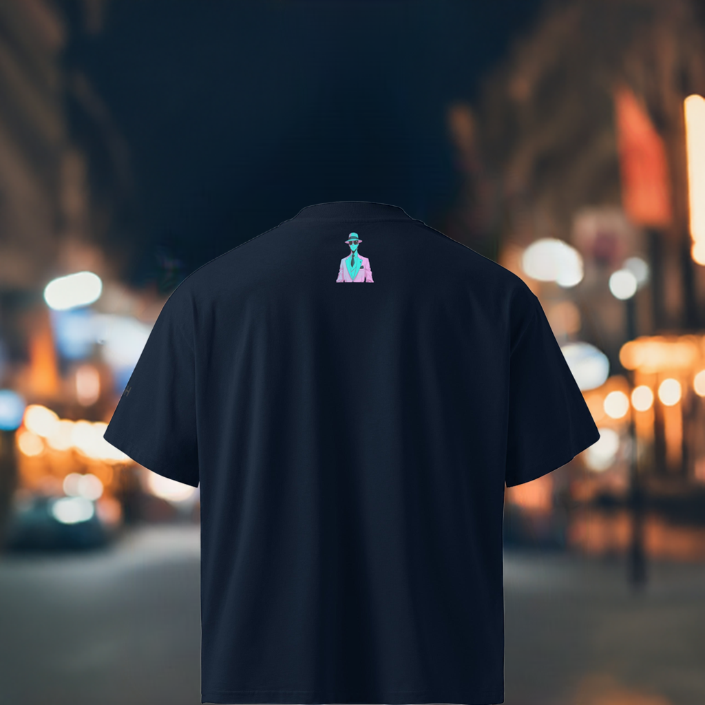 Nightshift Hustle – Bio Oversized Statement Shirt – Premium Qualität