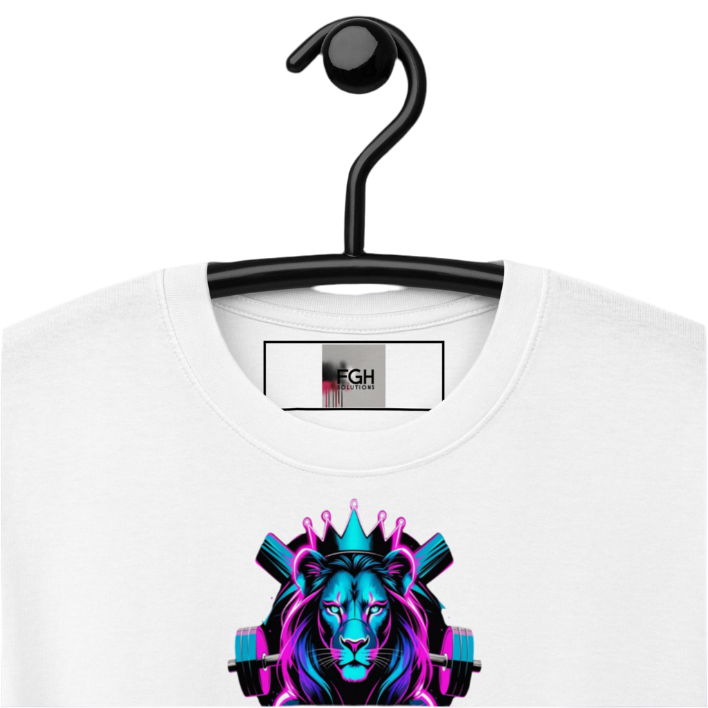 FGH Women’s Beastmode T-shirt in white premium cotton, designed for strong female athletes.