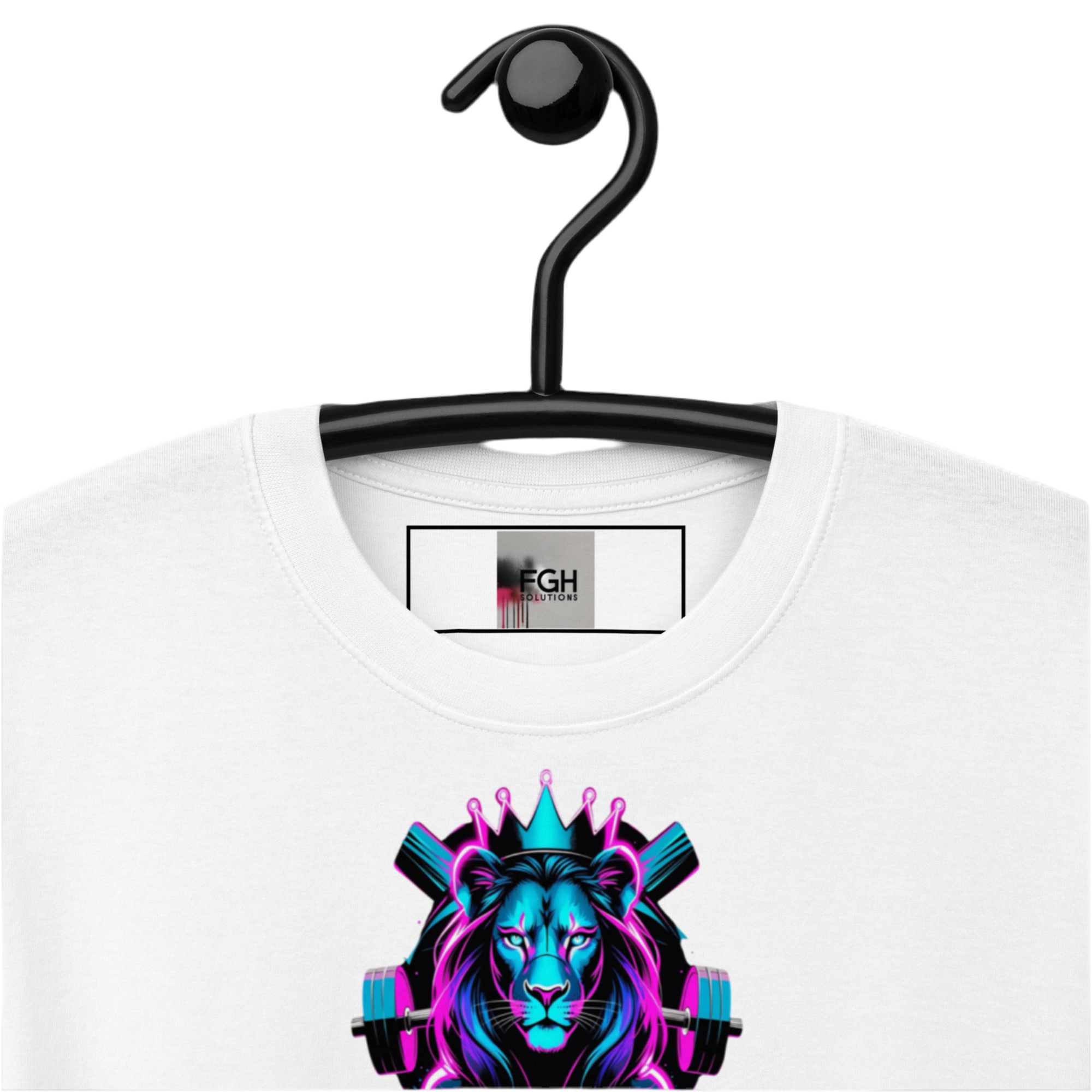FGH Women’s Beastmode T-shirt in white premium cotton, designed for strong female athletes.