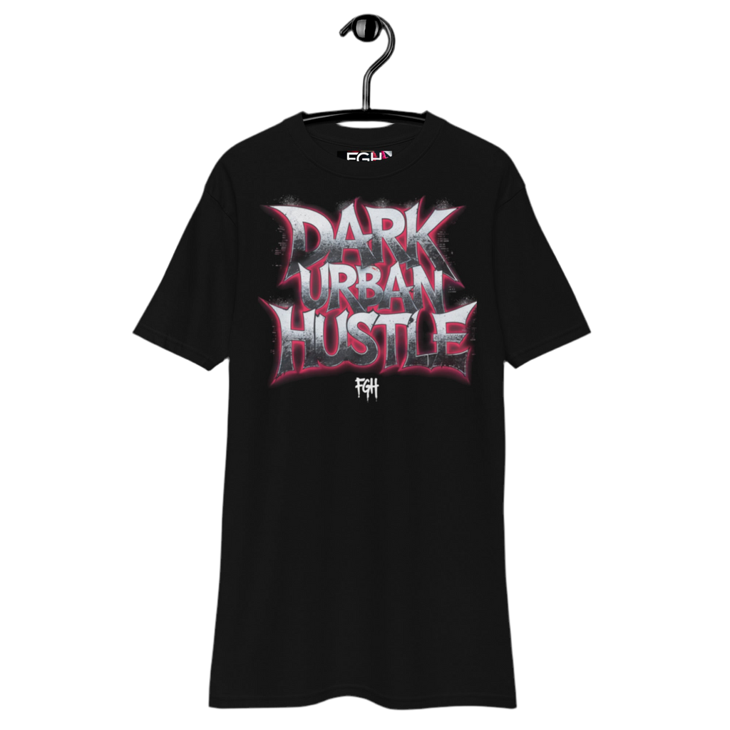 Dark Urban Hustle Shirt-Premium Quality Streetwear for True Hustlers-Heavy Cotton
