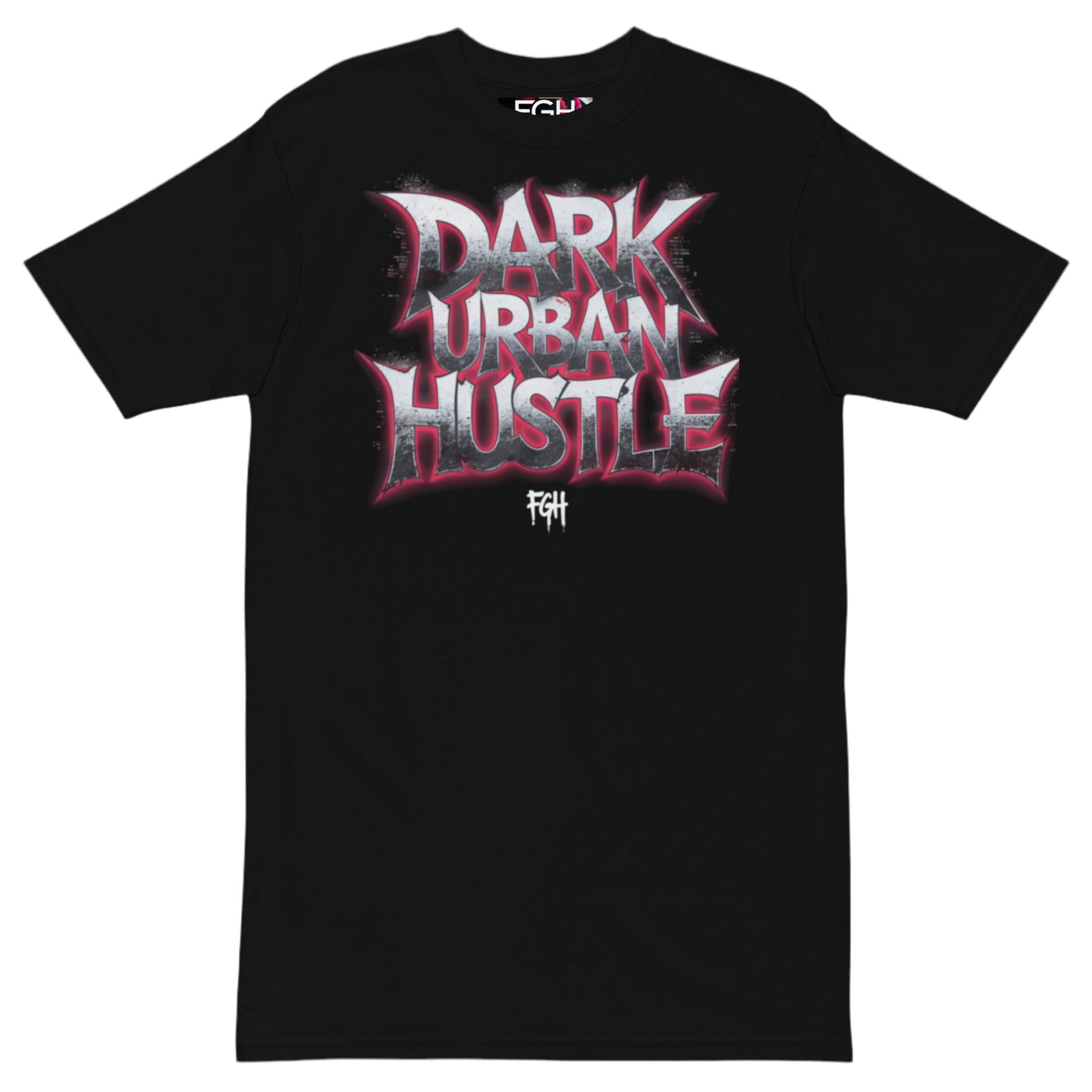 Dark Urban Hustle Shirt-Premium Quality Streetwear for True Hustlers-Heavy Cotton