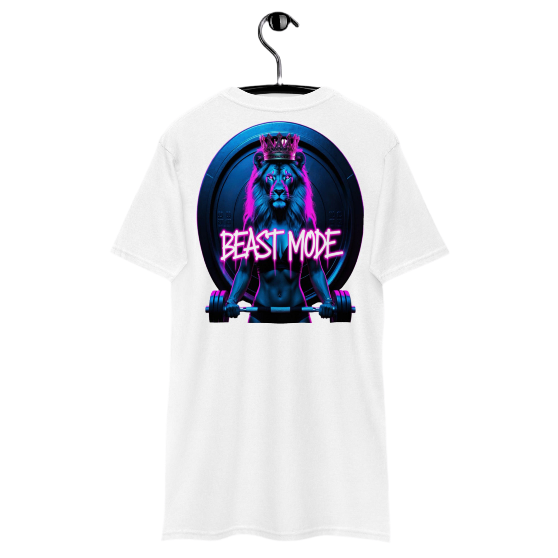 FGH Women’s Beastmode T-shirt in white premium cotton, designed for strong female athletes.