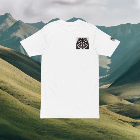 No Days Off Besticktes Heavyweight T-Shirt – Fierce Wolfhead Streetwear Shirt für Hustler