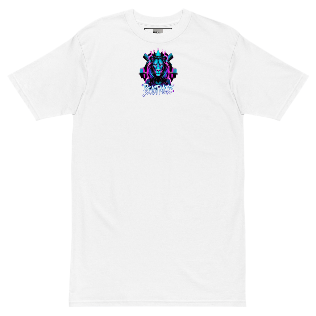 FGH Women’s Beastmode T-shirt in white premium cotton, designed for strong female athletes.