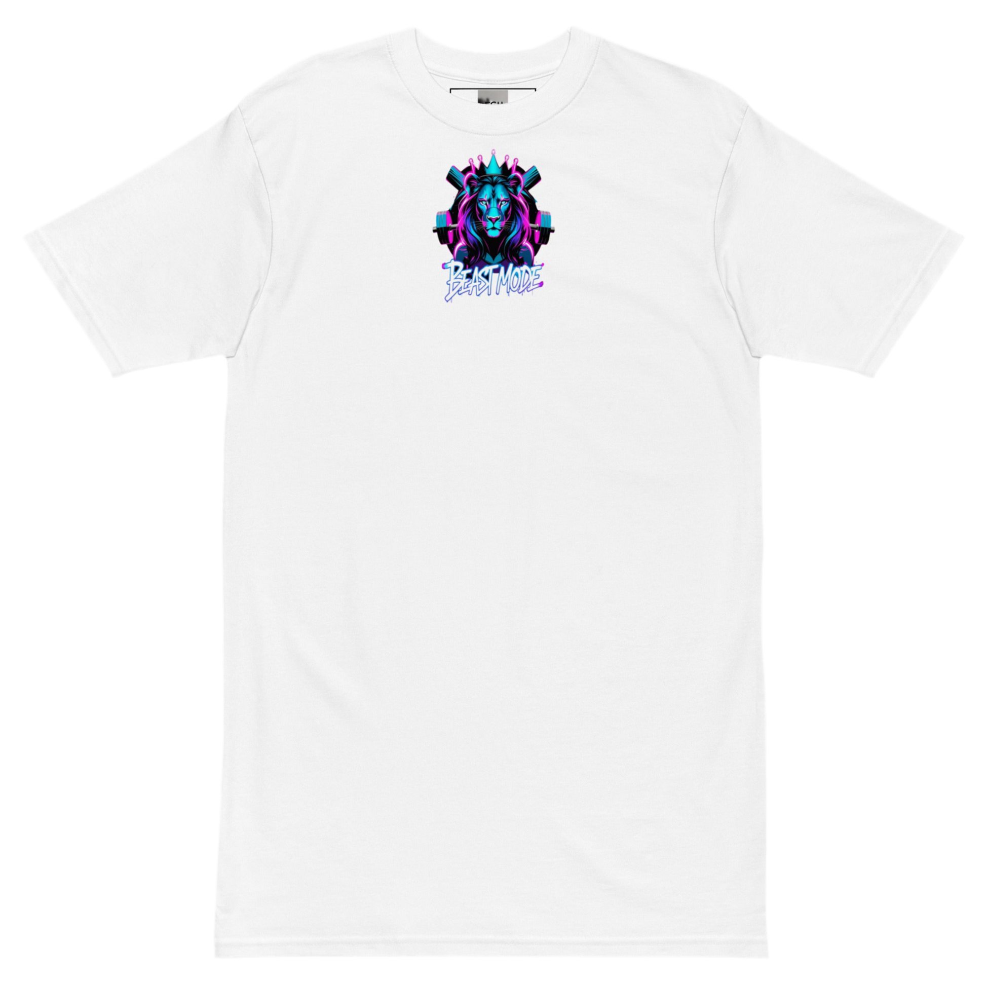 FGH Women’s Beastmode T-shirt in white premium cotton, designed for strong female athletes.
