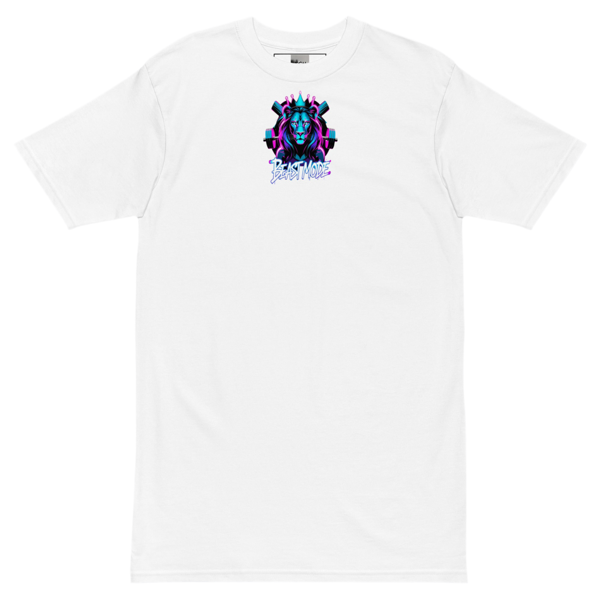 FGH Women’s Beastmode T-shirt in white premium cotton, designed for strong female athletes.