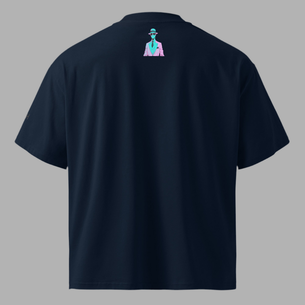 Nightshift Hustle – Camisa de algodón orgánico bio de gran tamaño con estilo – Calidad prémium