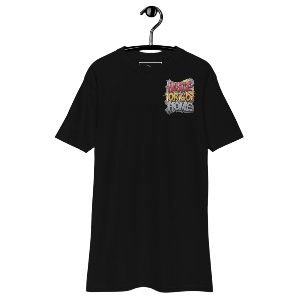 Black Beastmode Gym Hustler cotton shirt with urban graffiti design, premium streetwear for dedicated athletes.