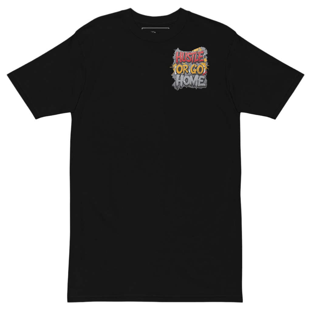 Black Beastmode Gym Hustler cotton shirt with urban graffiti design, premium streetwear for dedicated athletes.