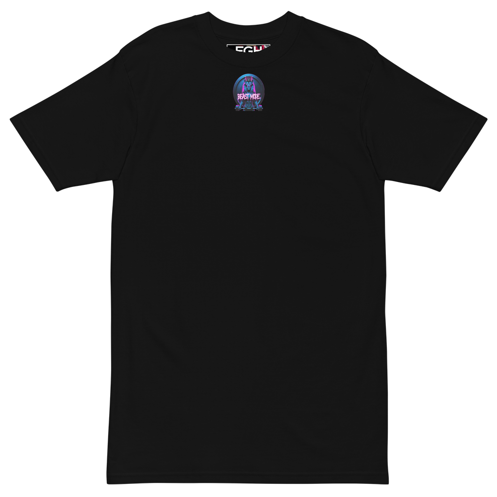 FGH Women’s Gymqueen T-shirt in black premium cotton, featuring empowering design.