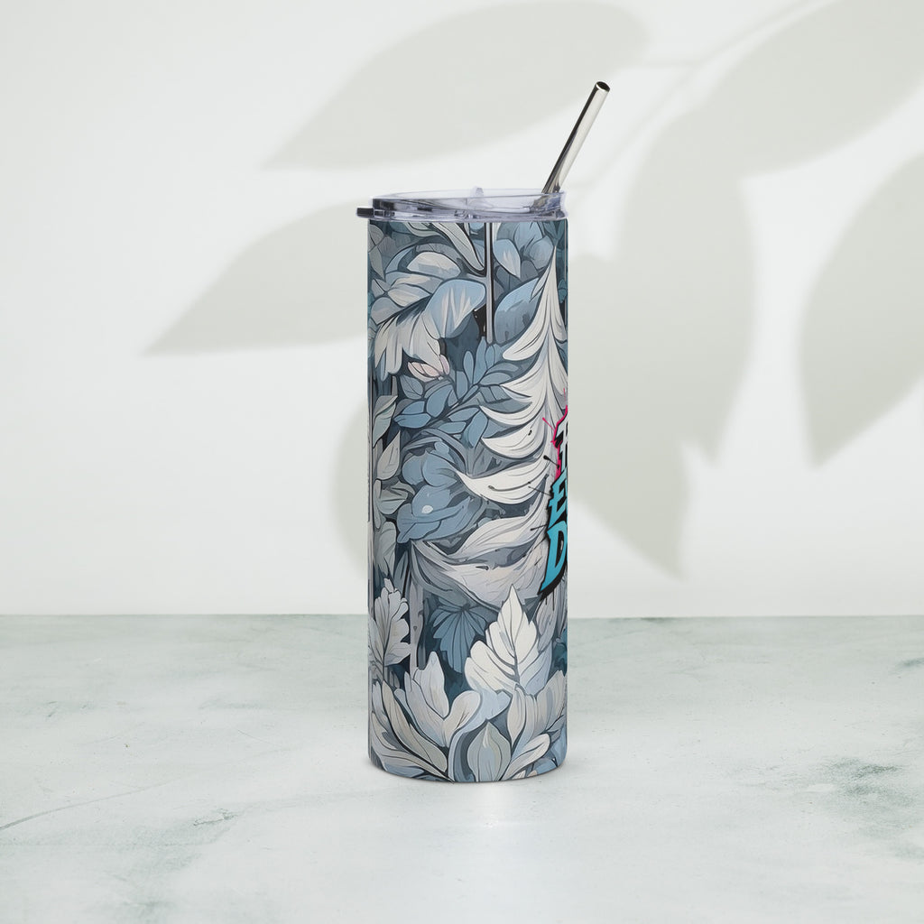FEEL EVERY DROP – Stainless Steel Tumbler 600ml | Reusable Thermo Bottle for Coffee, Tea & Water | Graffiti Urban Design