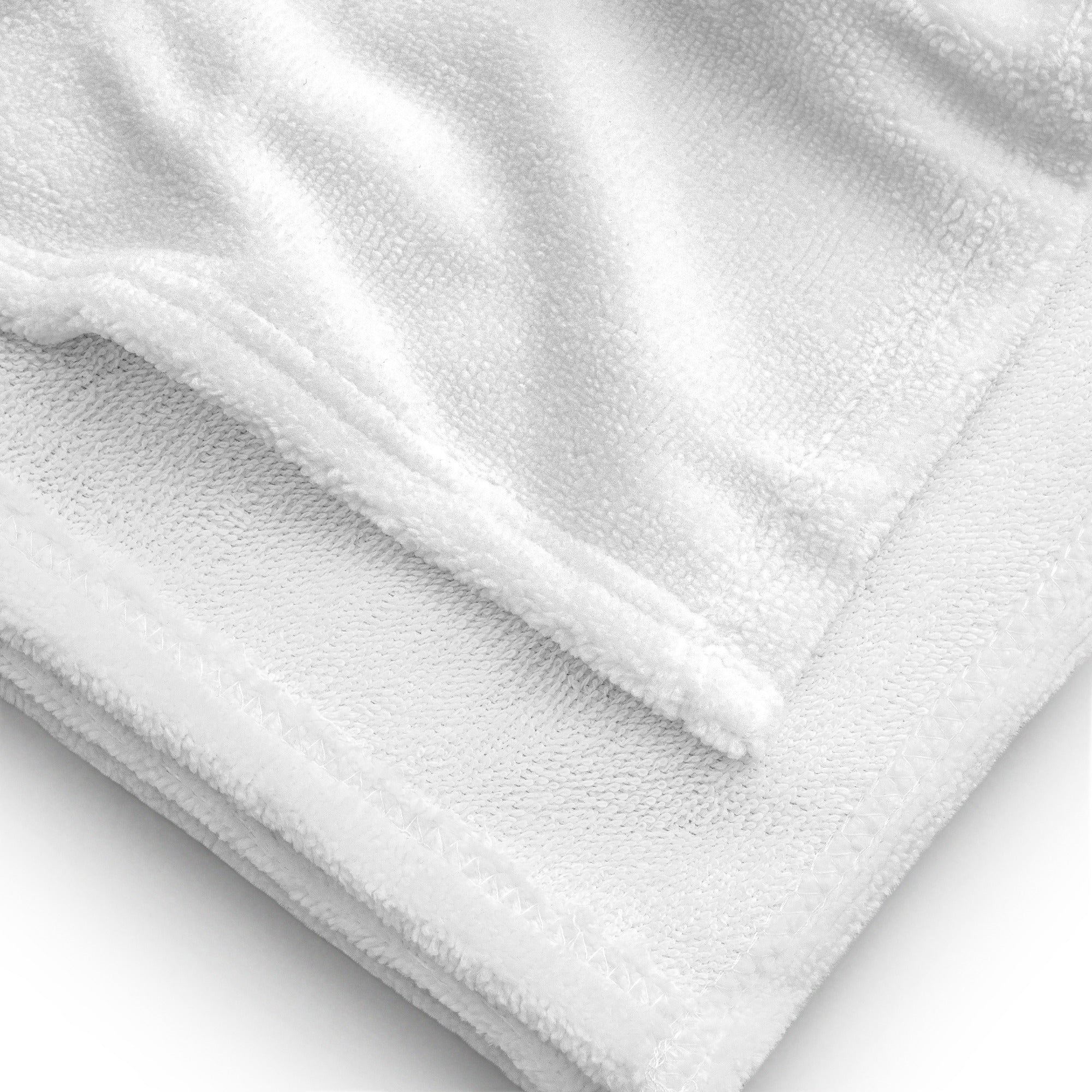 No Days Off premium white gym towel with graffiti design, part of the exclusive FGH Edition.